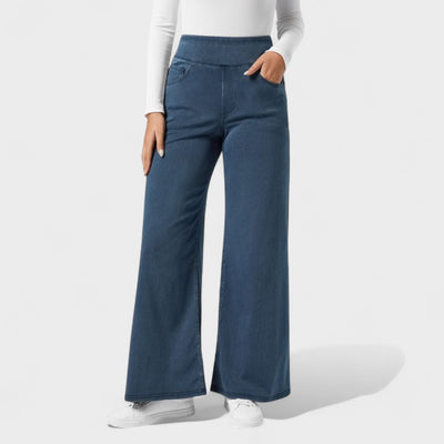 Clara – Pantalón Vaquero de Corte Ancho