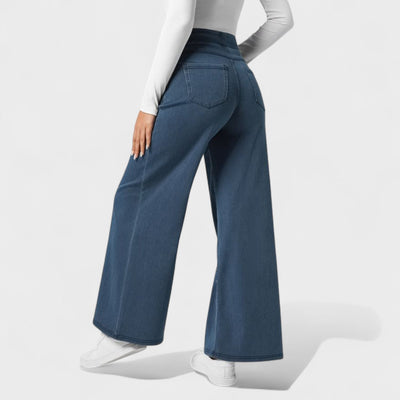 Clara – Pantalón Vaquero de Corte Ancho