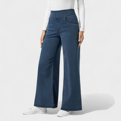 Clara – Pantalón Vaquero de Corte Ancho