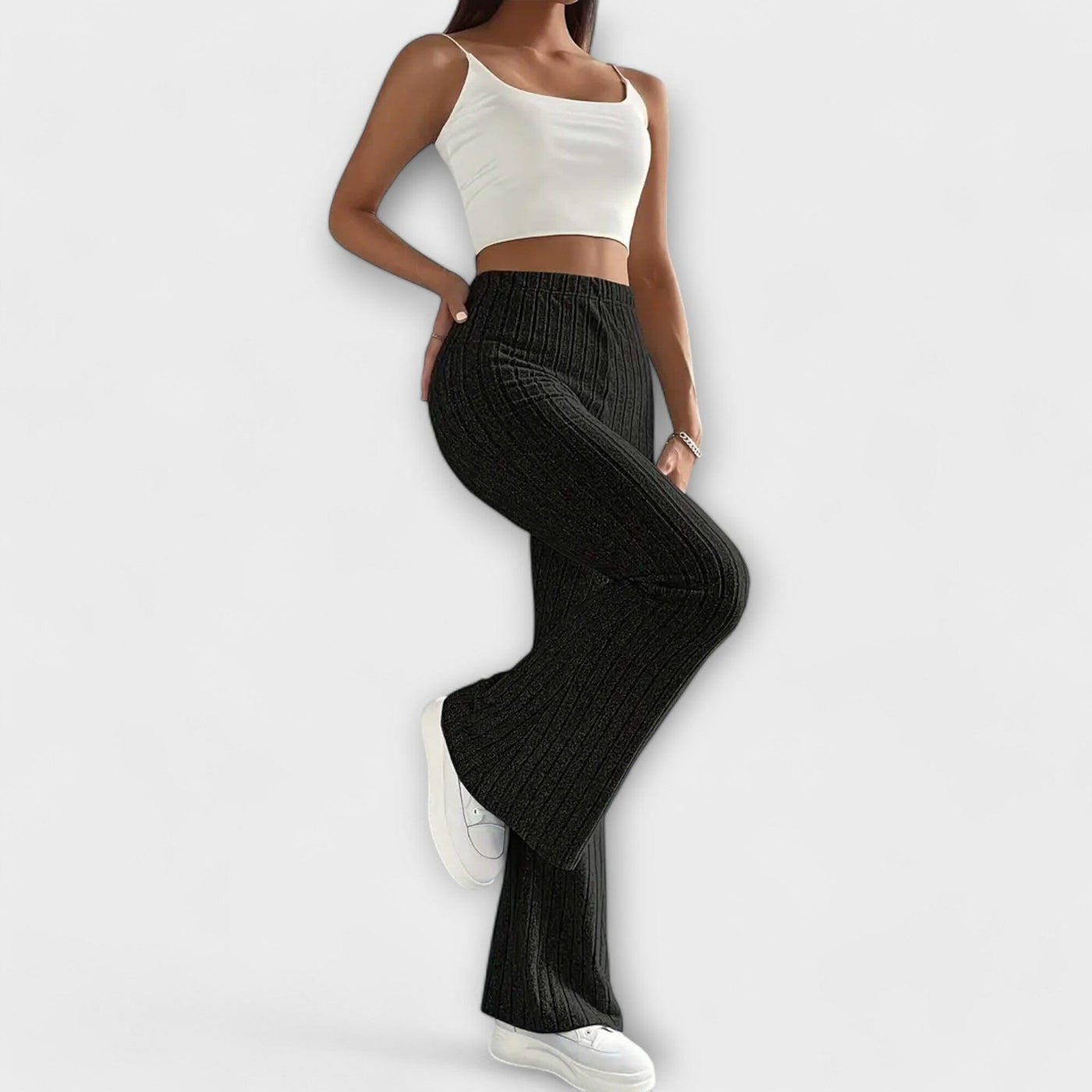 Jennifer – Pantalón acampanado elegante