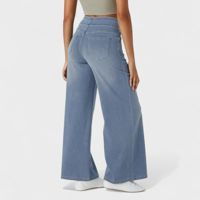 Clara – Pantalón Vaquero de Corte Ancho