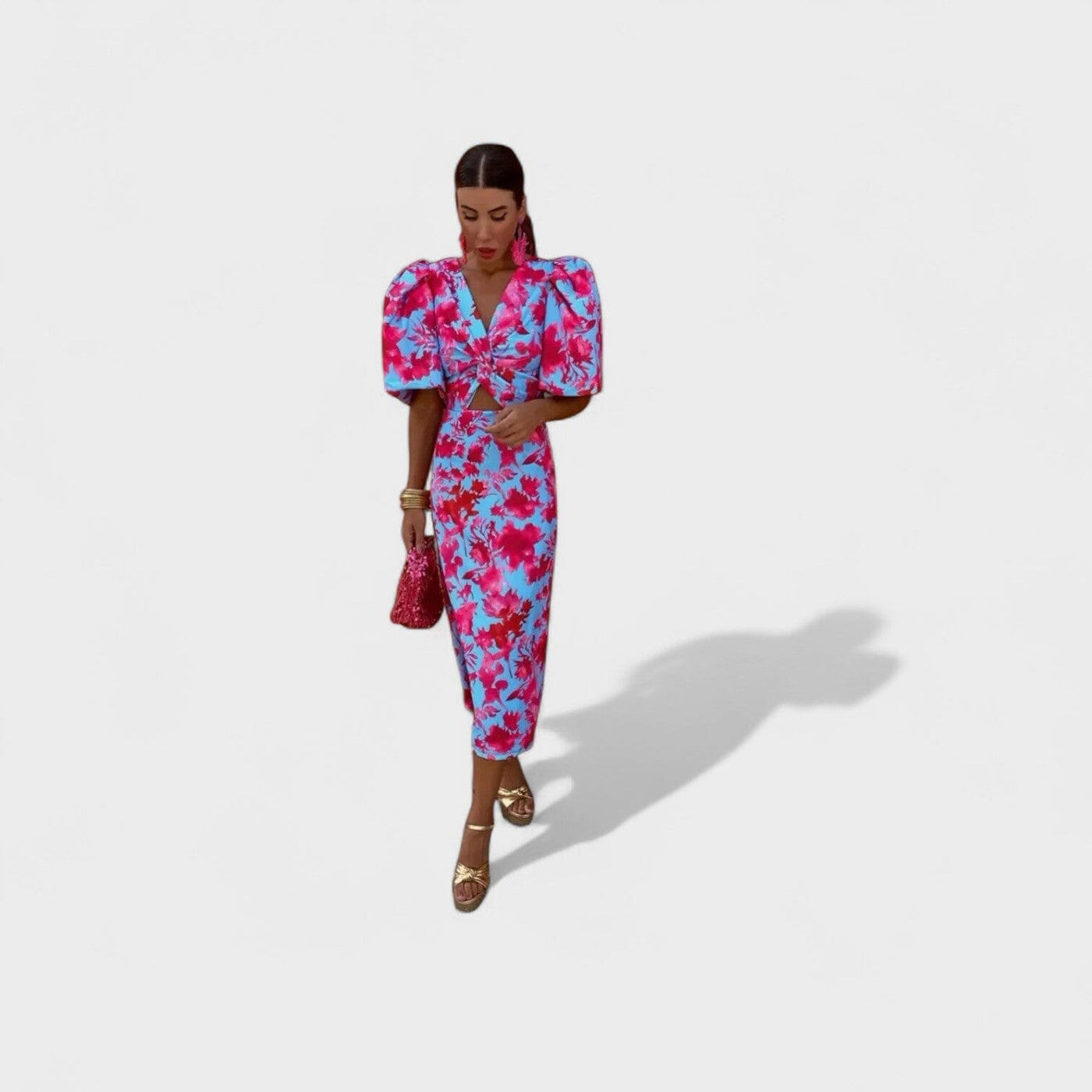 Lily – Vestido Fuego Tropical