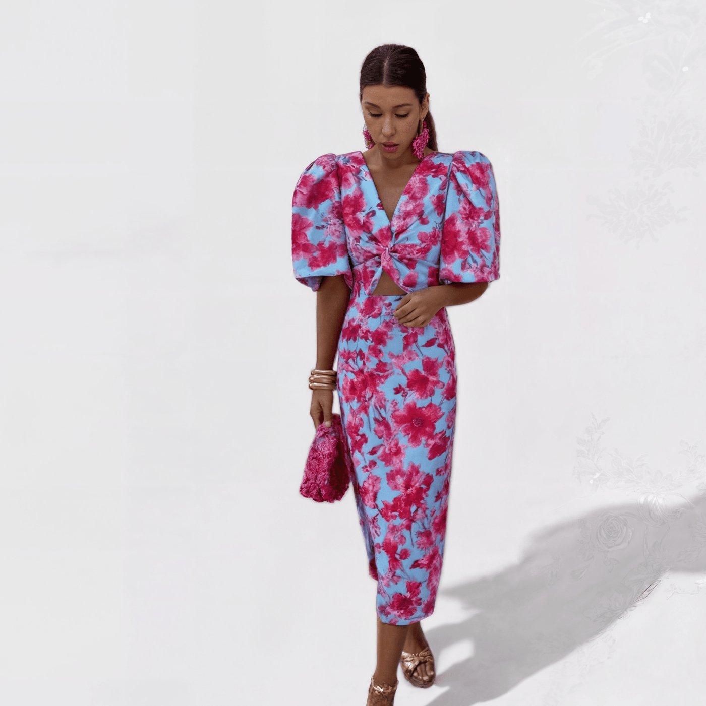 Lily – Vestido Fuego Tropical