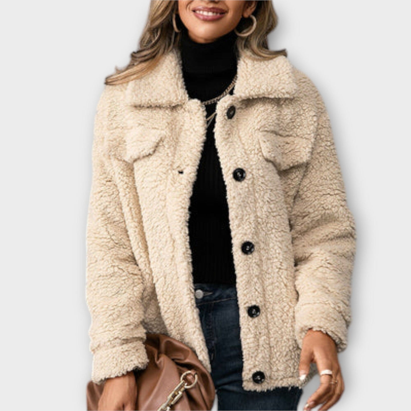 Lucy – Chaqueta de peluche cálida