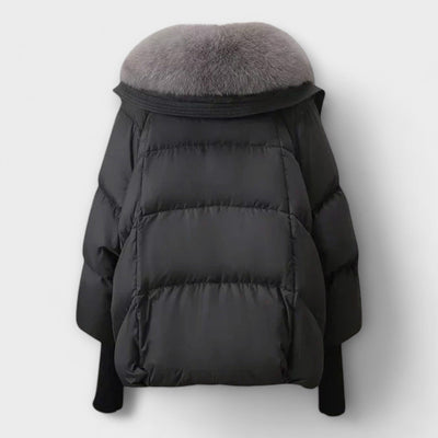 Lucyna – Elegante chaqueta con piel