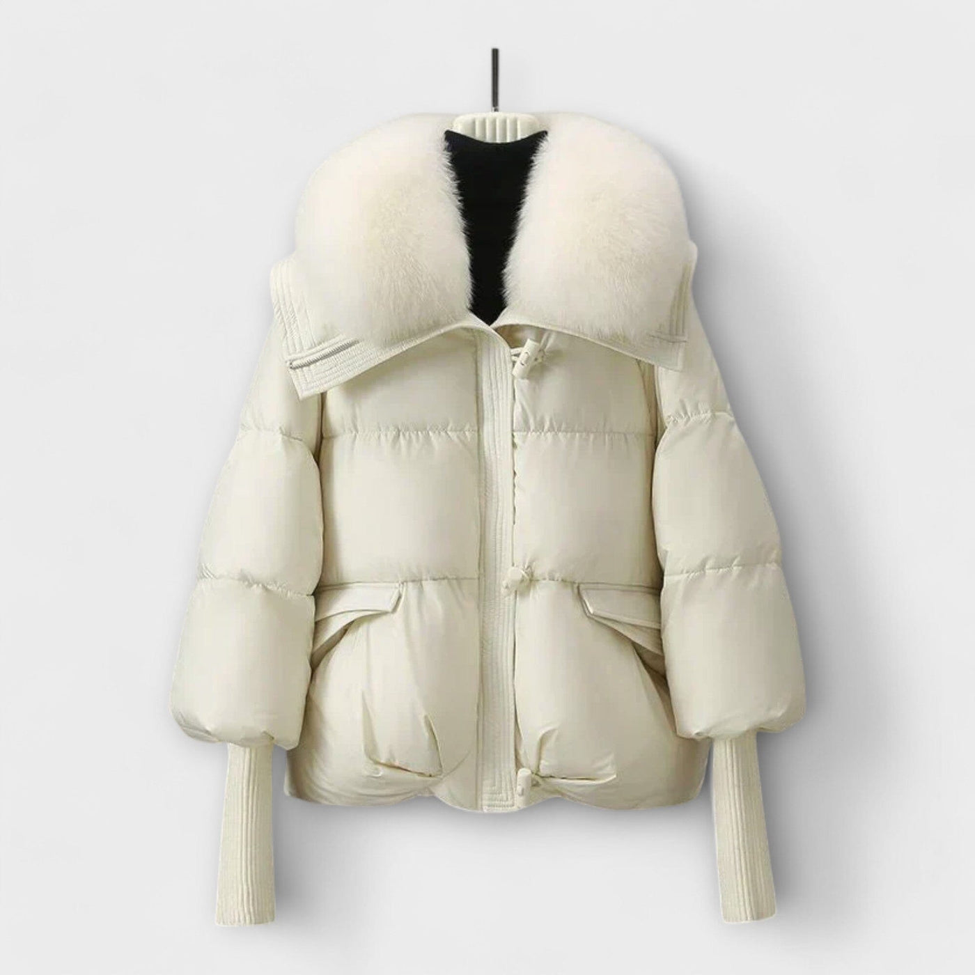 Lucyna – Elegante chaqueta con piel