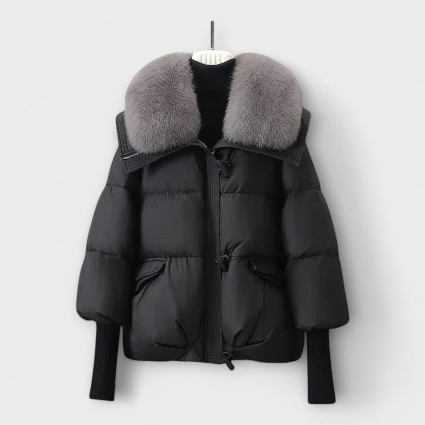 Lucyna – Elegante chaqueta con piel