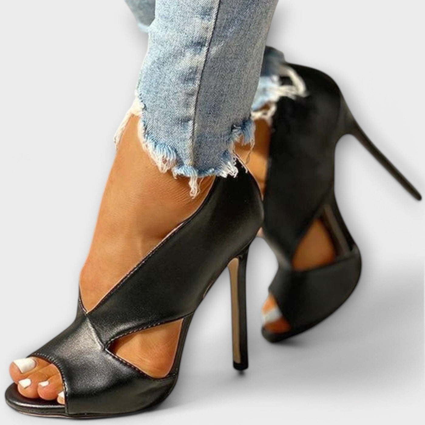 Sandalias ortopédicas de moda con tacón elegante